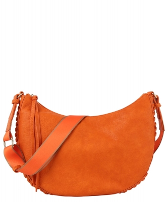 Fashion Hobo Crossbody Bag JY-0519-M RUST